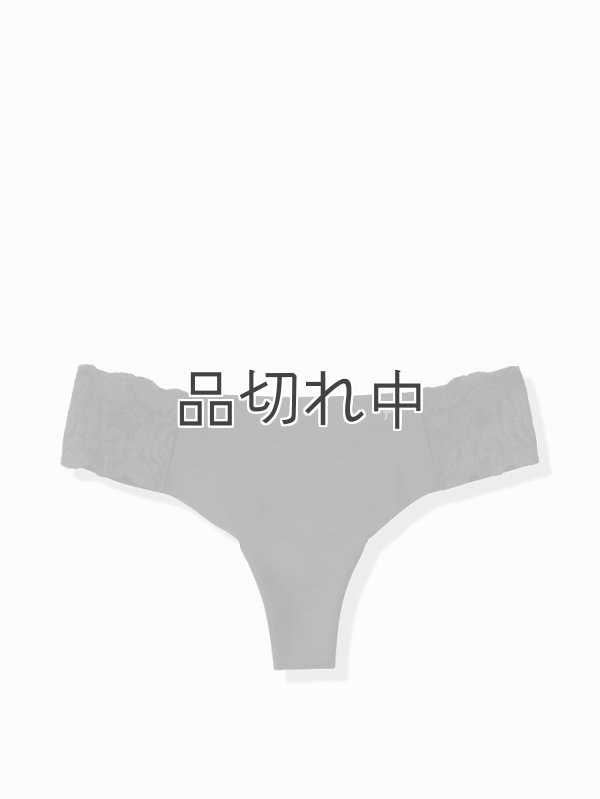 画像1: 【Victoria's Secret PINK/ヴィクトリアシークレットピンク】ショーツ Thong (XS)：ピュアブラック　