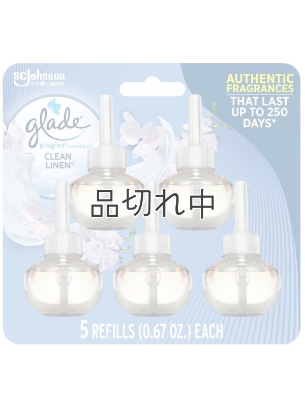 画像1: 【glade】プラグインオイルリフィル(5個入)：クリーンリネン