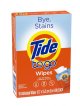 画像: 【Tide/タイド】Tide to go Wipes (タイド トゥ ゴー ワイプ)携帯シミ抜きウェットティッシュタイプ：10個入り