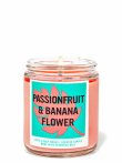 画像1: ◆50％OFF◆クリアランスセール2480円→1240円【Bath&BodyWorks】1-wickキャンドル（7oz）：パッションフルーツ＆バナナフラワー
