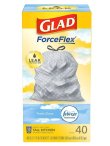 画像1: 【GLAD】香り付きゴミ袋★13ガロン(49L)×40枚：ファブリーズ フレッシュクリーン(ひも付き)