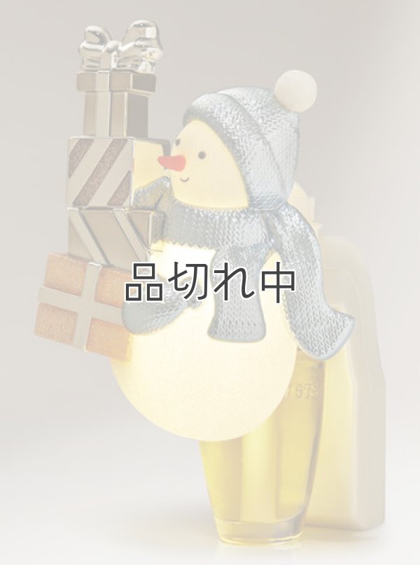 画像1: 【Bath&BodyWorks】Wallflowers本体：スノーマンwithプレゼントナイトライト