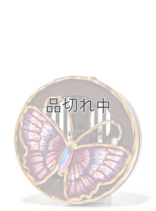 画像1: 【Bath&BodyWorks】カーフレグランスホルダー(ベント＆バイザークリップ付)：エンブロイダリーモス