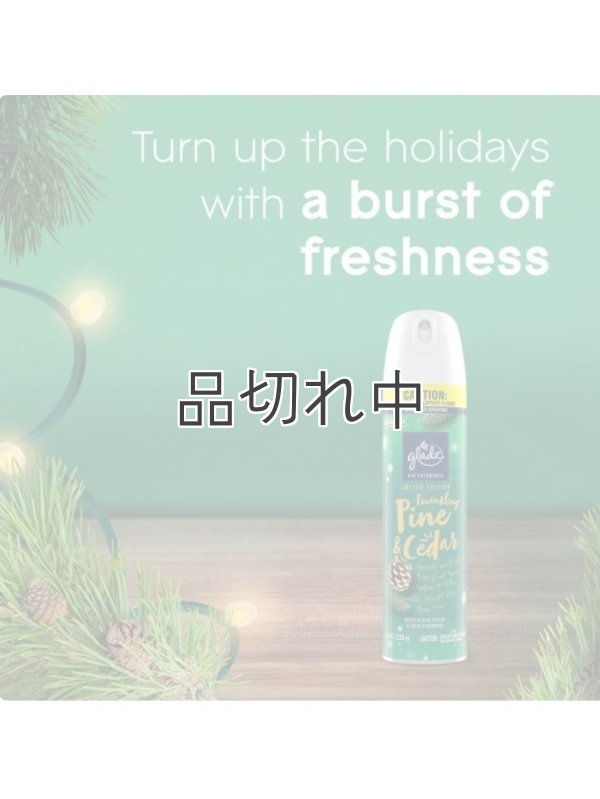 画像3: 【glade】エアーフレッシュナー：トゥウィンクリングパイン＆シダー