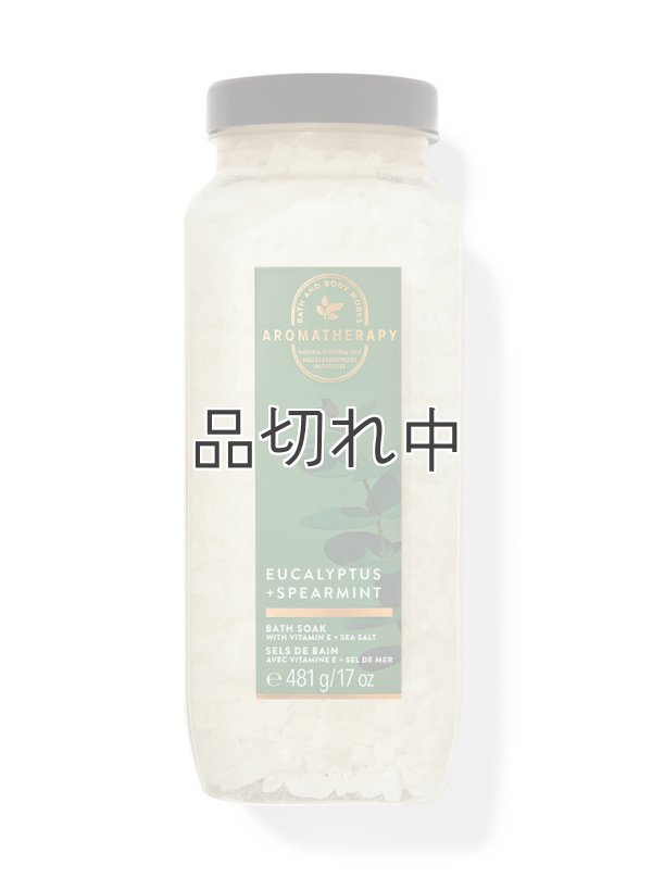 画像1: ◆50％OFF◆クリアランスセール3990円→1995円【Bath&BodyWorks】バスソーク(入浴剤)：ユーカリスペアミント