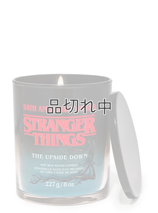 画像1: 【Bath&BodyWorks】シグネチャー1-wickキャンドル（8oz）：The Upside Down（アップサイドダウン）