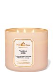 画像1: 【Bath&BodyWorks】3-wickキャンドル（14.5oz）：バニラビーン