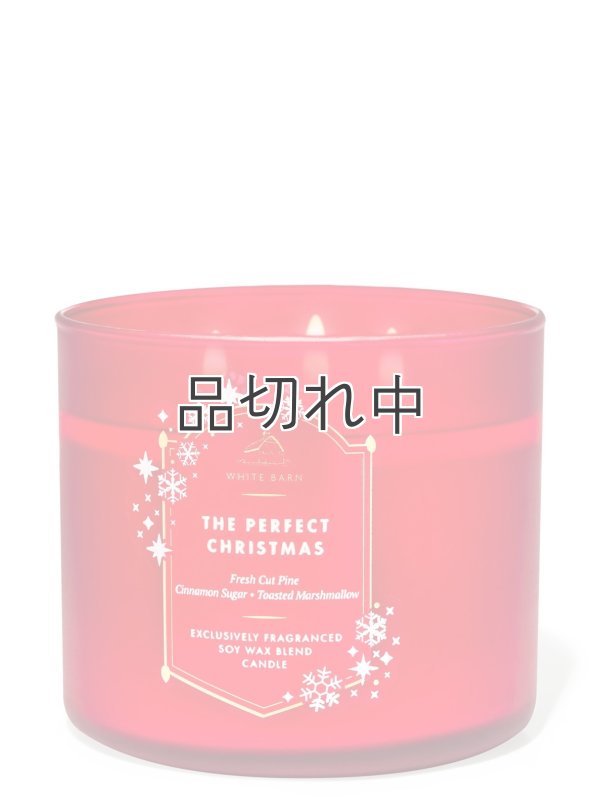 画像1: 【Bath&BodyWorks】3-wickキャンドル（14.5oz）：The Perfect Christmas（ザパーフェクトクリスマス）