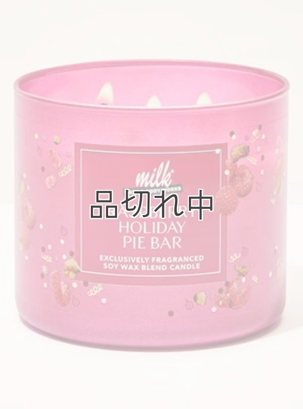 画像1: 【Bath&BodyWorks】3-wickキャンドル（14.5oz）：ラズベリーホリデーパイバー