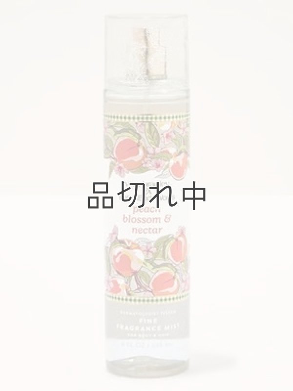 画像1: 【Bath&BodyWorks】ファインフレグランスミスト：ピーチブロッサム＆ネクター