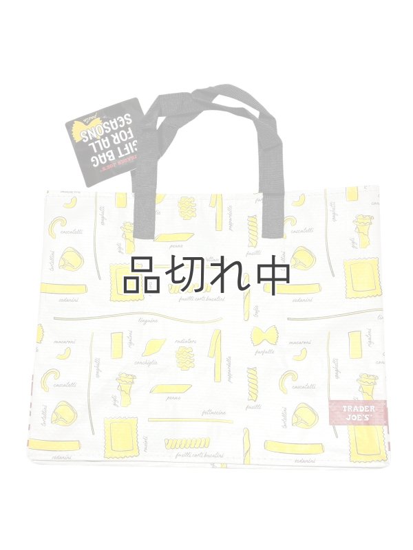 画像1: 【Trader Joe's/トレーダージョーズ】ミニトート エコバッグ：パスタ柄