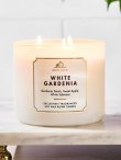 画像1: 【Bath&BodyWorks】3-wickキャンドル（14.5oz）：ホワイトガーデニア
