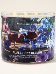 画像2: 【Bath&BodyWorks】3-wickキャンドル（14.5oz）：ブルーベリーベリーニ