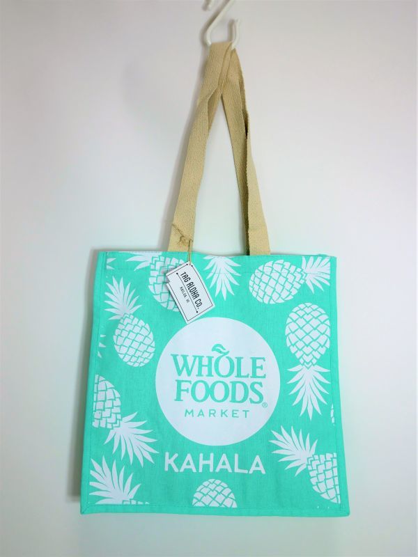 2種類選べる 【新品】ハワイ限定WHOLE FOODSホールフーズエコバッグ白