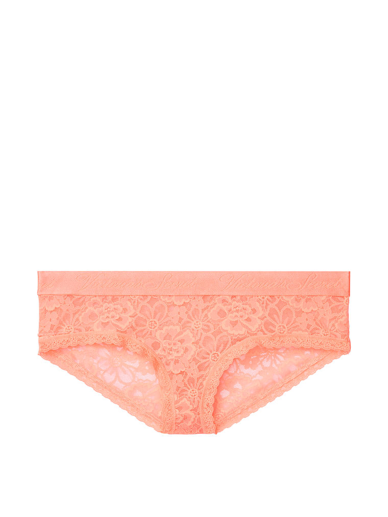 画像1: 【Victoria's Secret/ヴィクトリアシークレット】Logo Waist Hiphugger Panty ショーツ(XS)：トロピカルパンチ