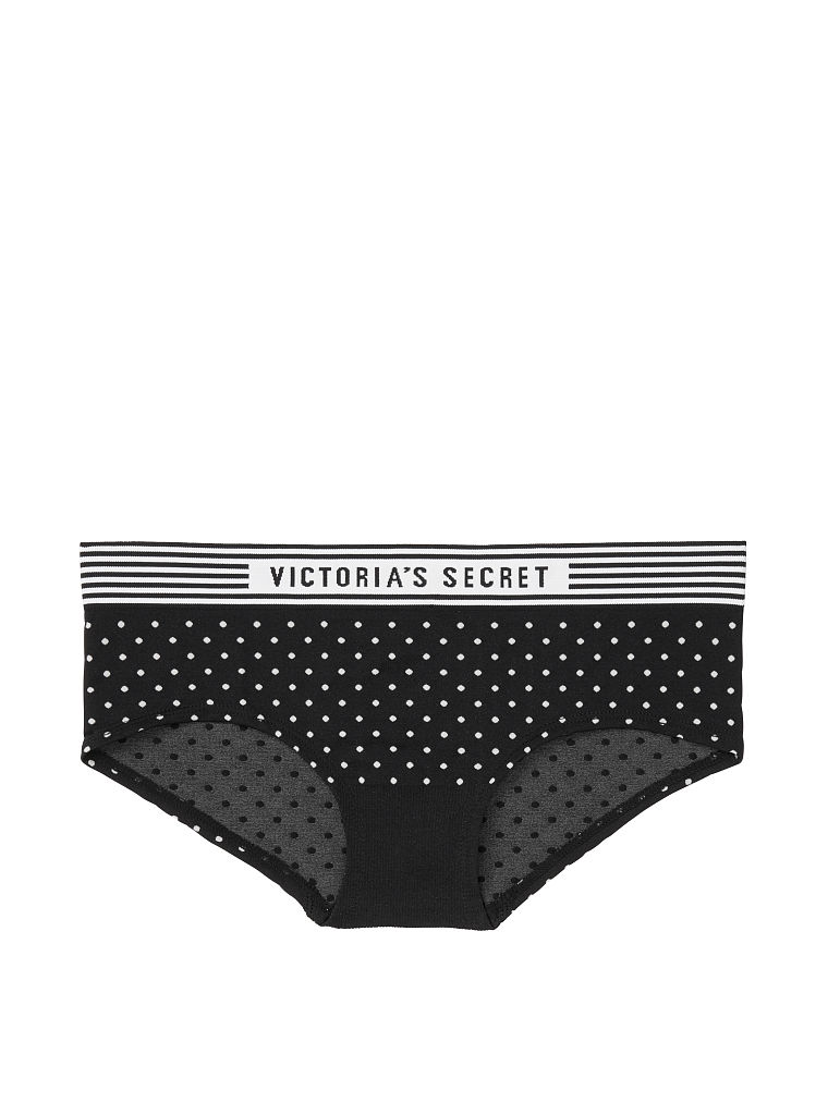 画像1: 【Victoria's Secret/ヴィクトリアシークレット】ショーツ Hiphugger Panty (XS)：ストライプ/ドット