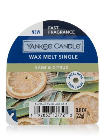 画像1: 【YANKEE CANDLE/ヤンキーキャンドル】ワックスメルト：セージ＆シトラス