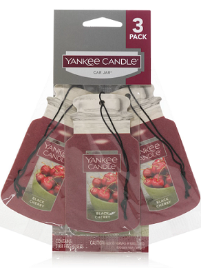 画像1: 【YANKEE CANDLE/ヤンキーキャンドル】カージャー(ペーパーサシェ)3枚セット：ブラックチェリー