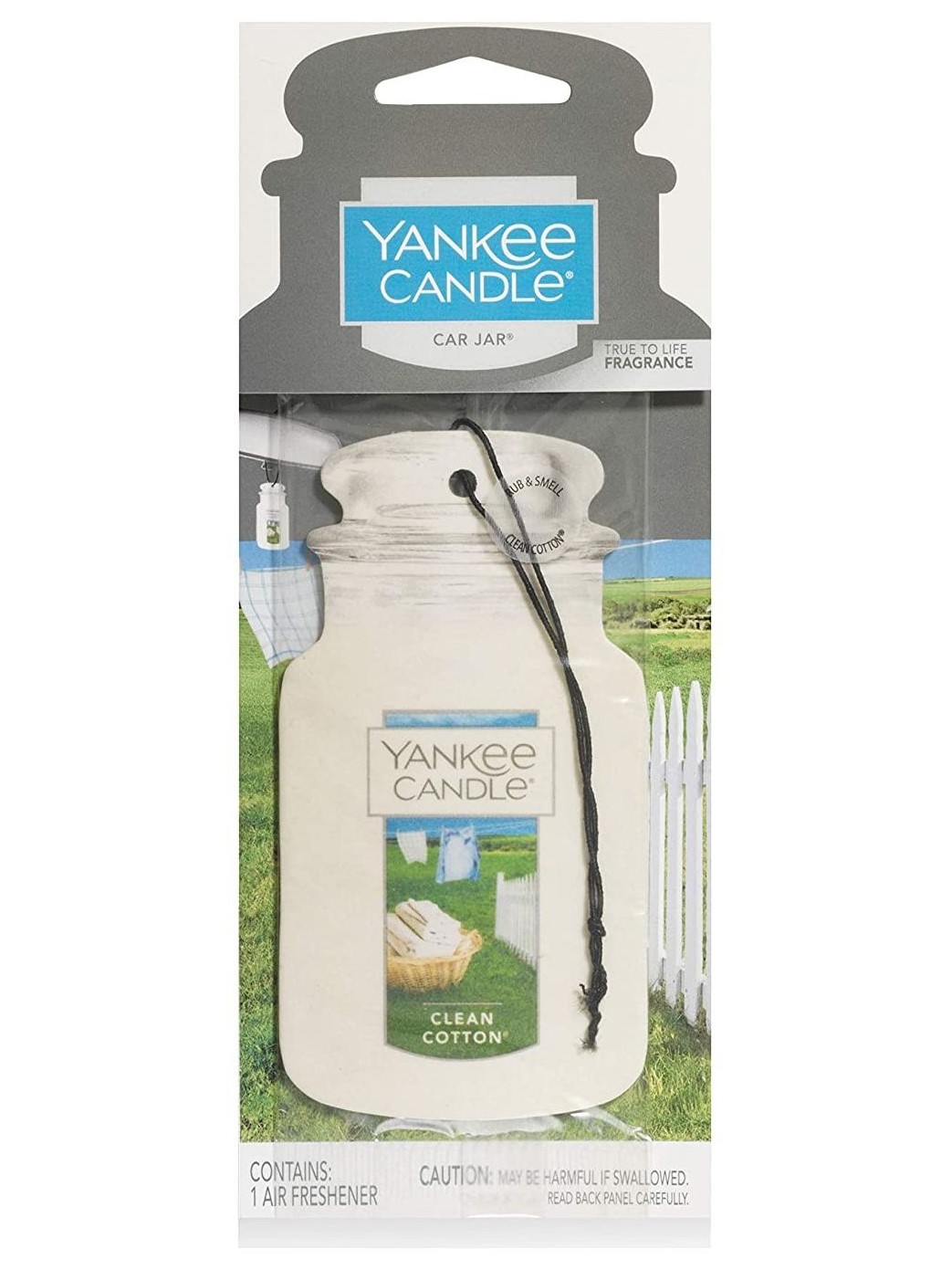 画像2: 【YANKEE CANDLE/ヤンキーキャンドル】カージャー(ペーパーサシェ)：クリーンコットン