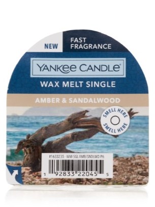 画像1: 【YANKEE CANDLE/ヤンキーキャンドル】ワックスメルト：アンバー＆サンダルウッド