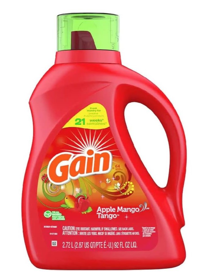 画像1: 【Gain/ゲイン】洗濯洗剤：Gain ゲイン アップルマンゴータンゴ 2倍濃縮 2720ml