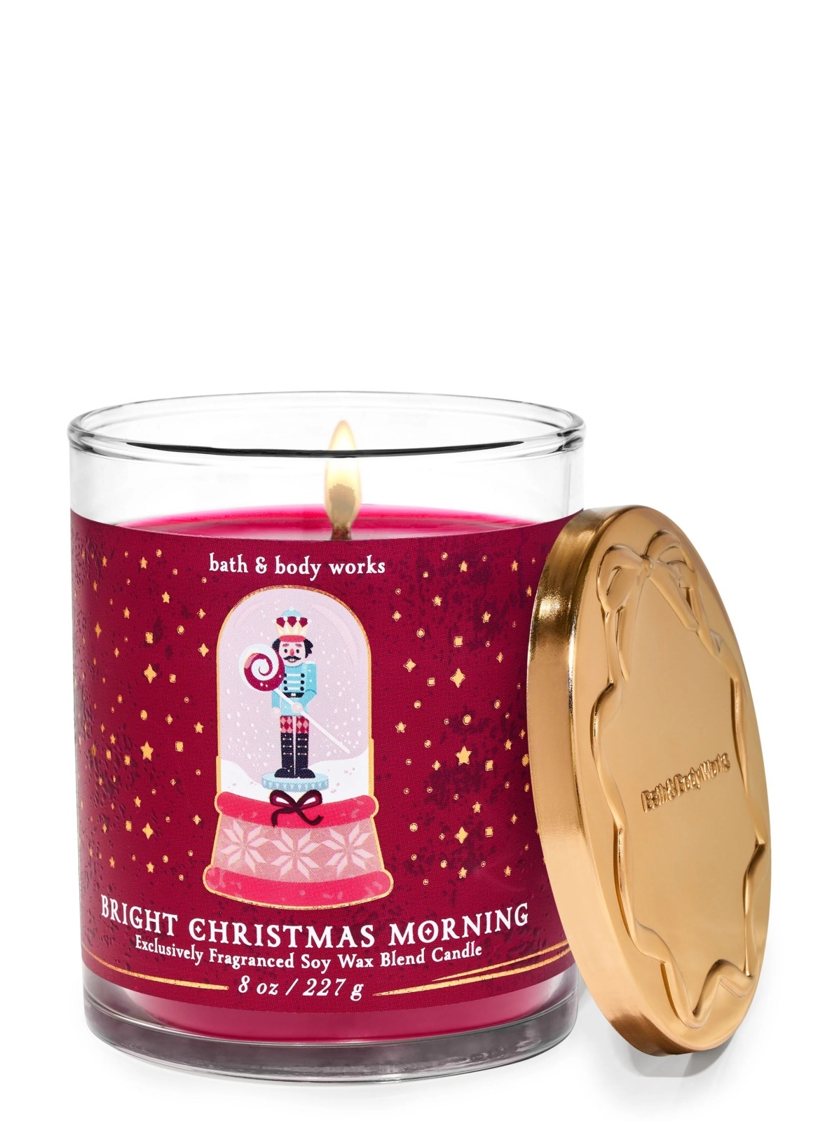 Bath&BodyWorks】シグネチャー1-wickキャンドル（8oz）：ブライトクリスマスモーニング - ルームフレグランス専門店カジュアルスタイル