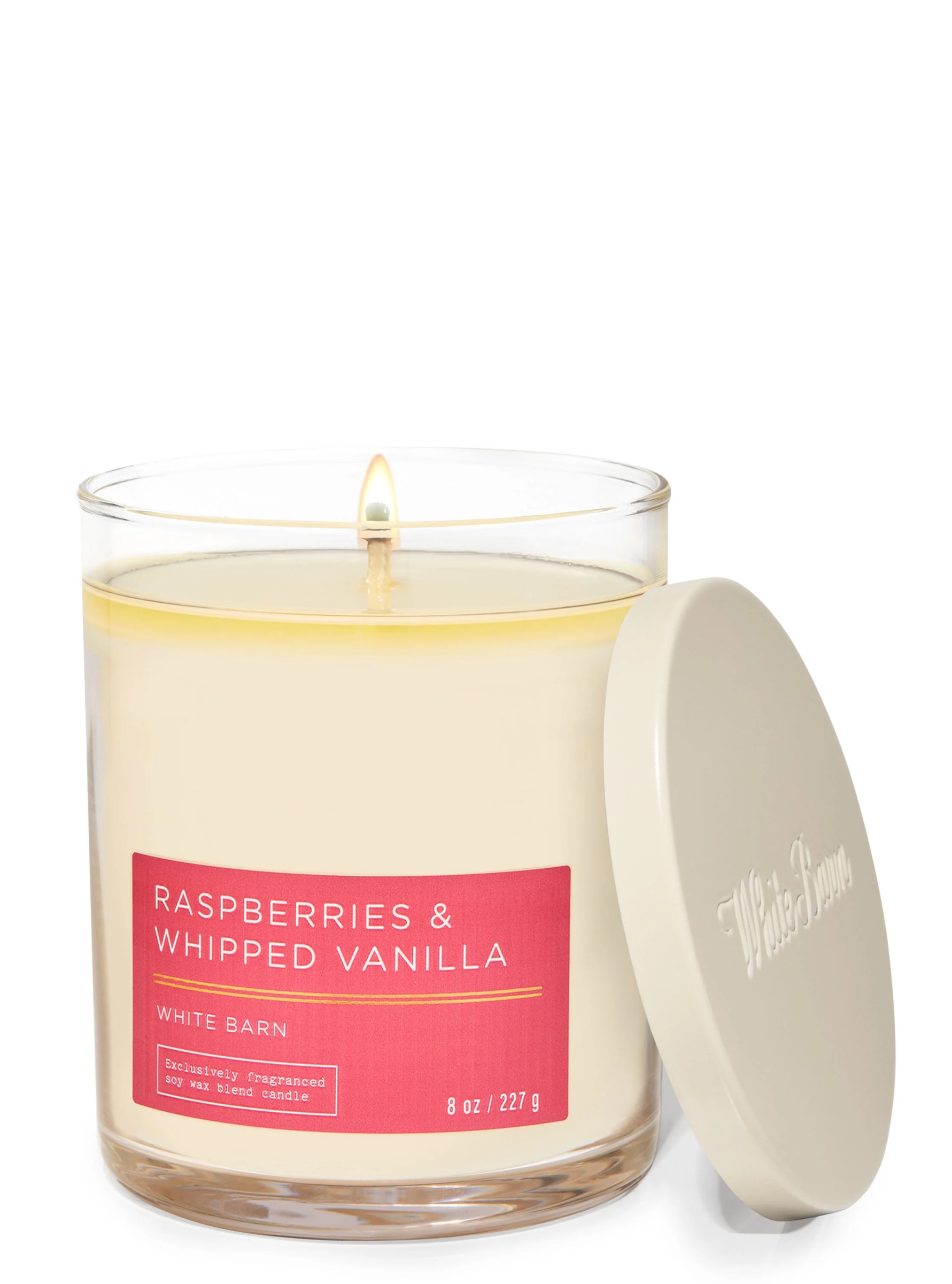 画像2: 【Bath&BodyWorks】シグネチャー1-wickキャンドル（8oz）：ラズベリー＆ホイップバニラ