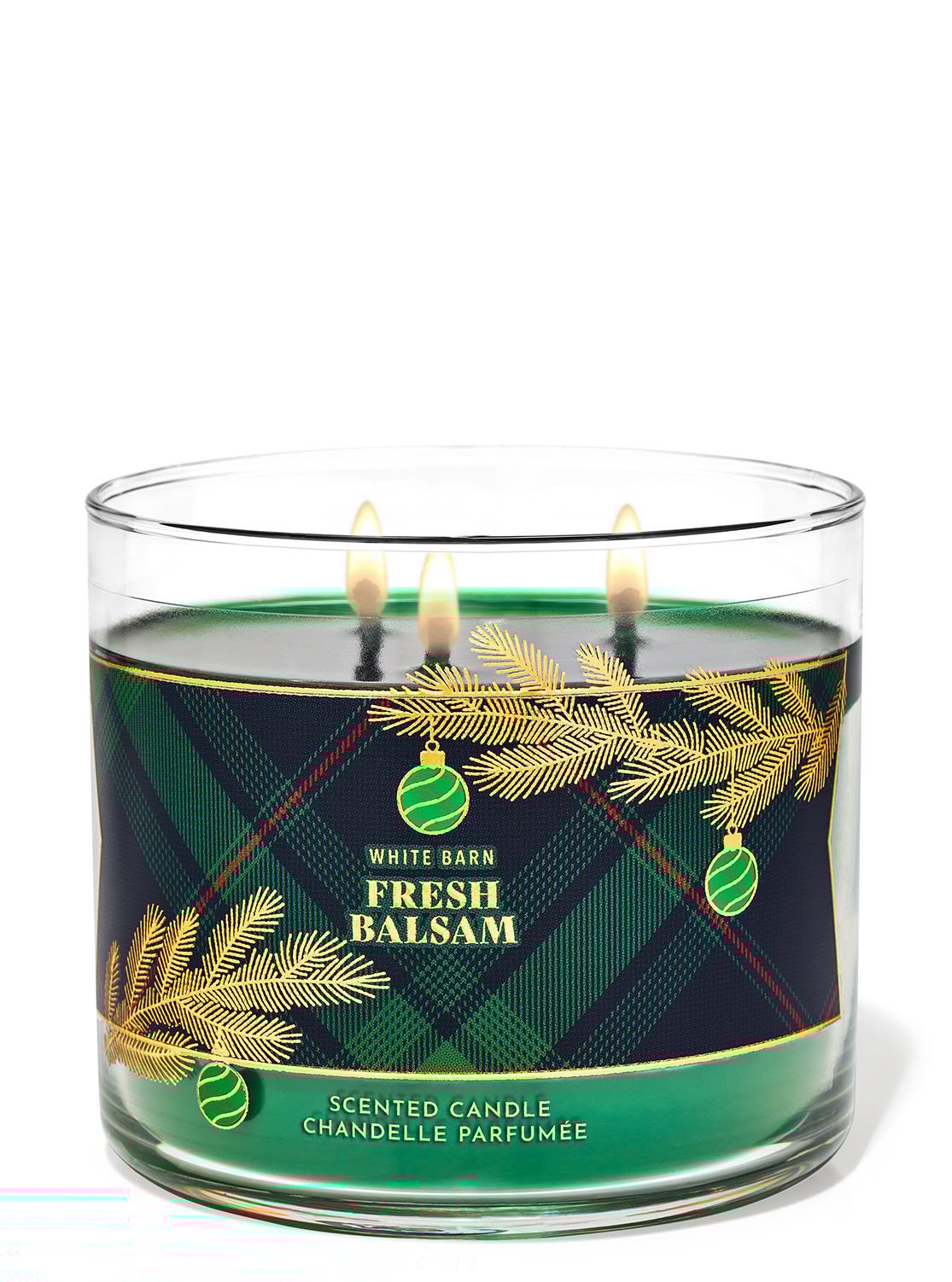 画像2: 【Bath&BodyWorks】3-wickキャンドル（14.5oz）：フレッシュバルサム(デザイン選択可)
