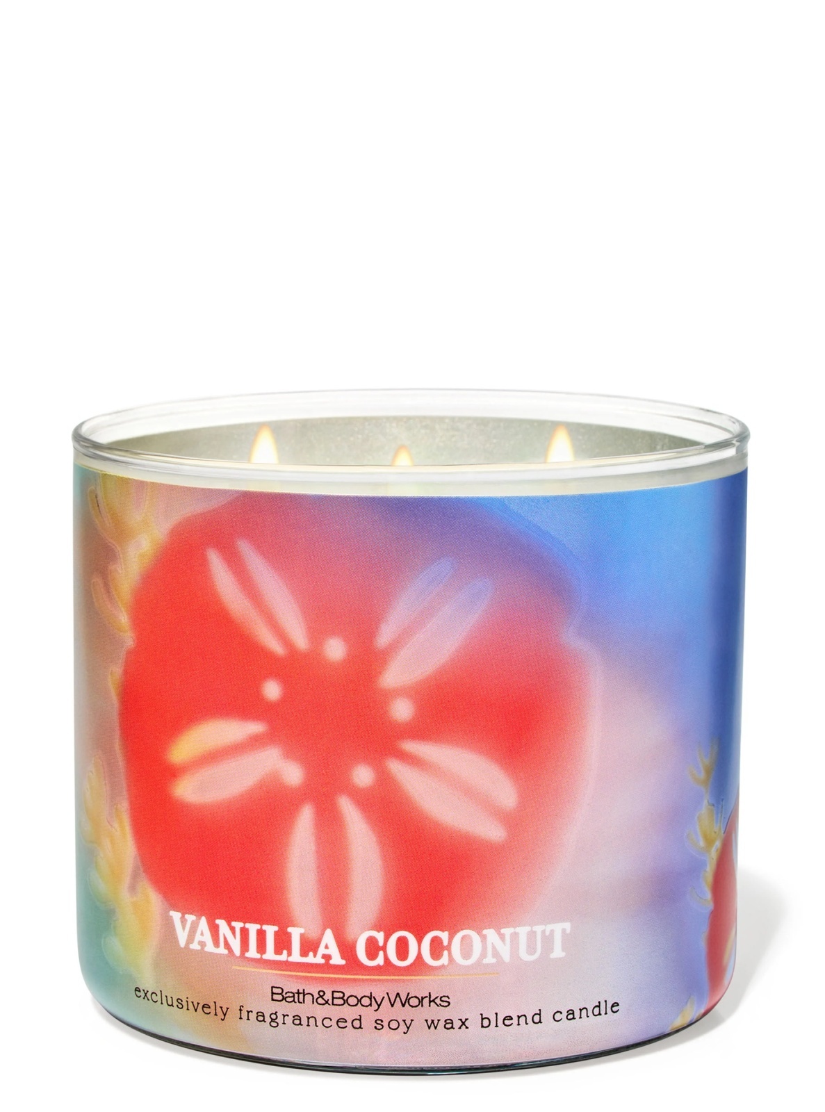画像1: 【Bath&BodyWorks】3-wickキャンドル（14.5oz）：バニラココナッツ
