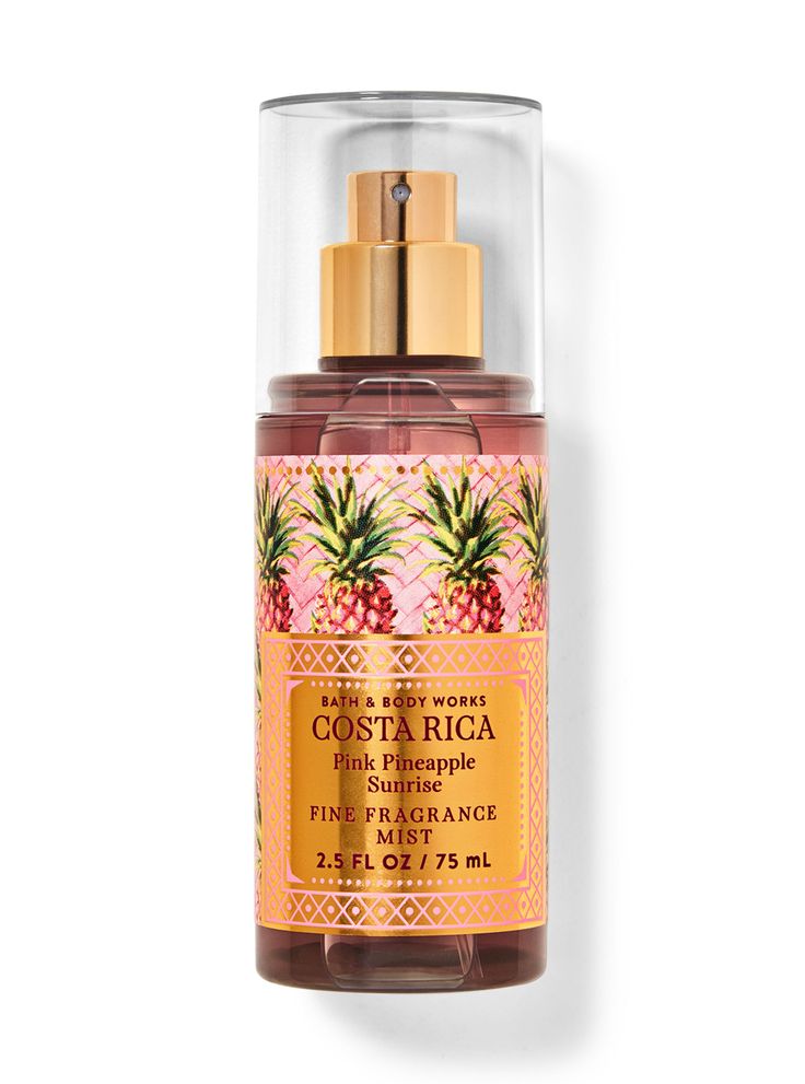 画像1: 【Bath&BodyWorks】トラベルサイズファインフレグランスミスト：コスタリカピンクパイナップルサンライズ