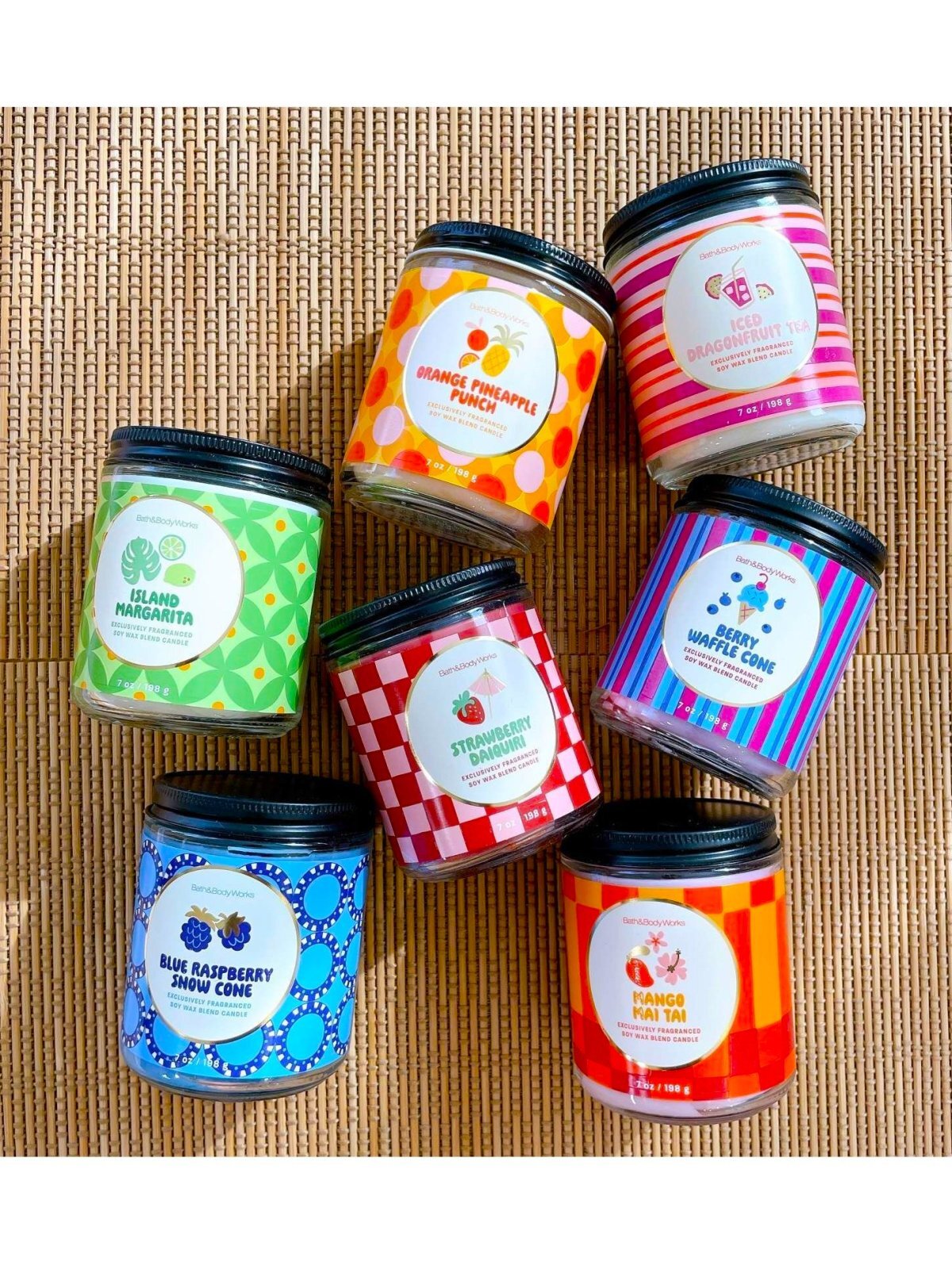 画像2: 【Bath&BodyWorks】1-wickキャンドル（7oz）：ストロベリーダイキリ
