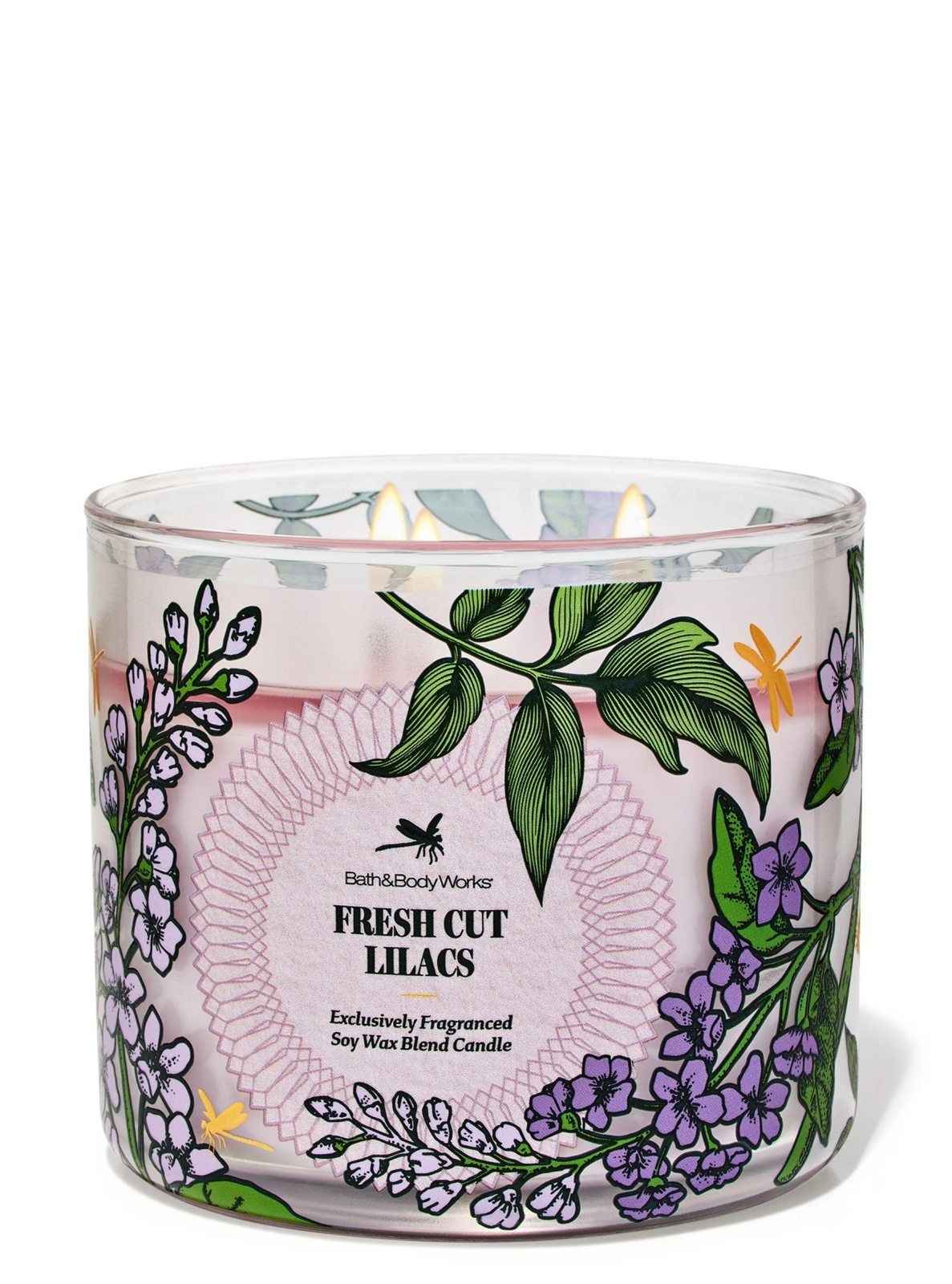 画像2: 【Bath&BodyWorks】3-wickキャンドル（14.5oz）：フレッシュカットライラック
