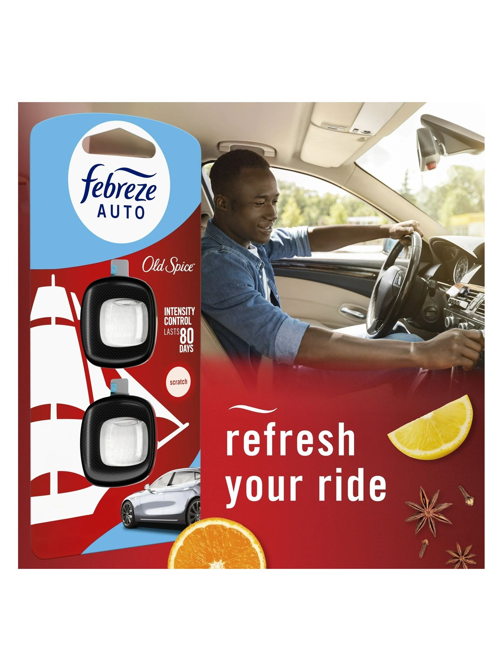 画像6: 【USファブリーズ】車用芳香剤(2個入り)：オールドスパイス