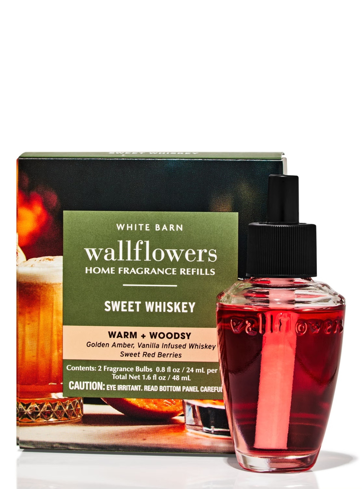 画像1: 【Bath&BodyWorks】Wallflowers詰替リフィル(2個入り)：スイートウィスキー