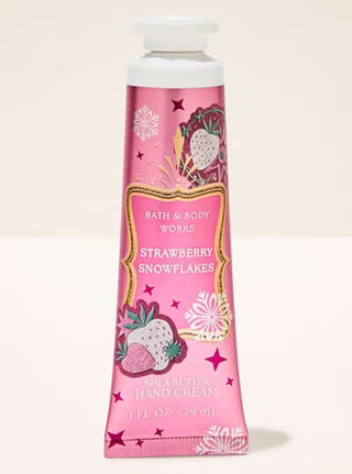 画像1: 【Bath&BodyWorks】シアバターハンドクリーム：ストロベリースノーフレーク