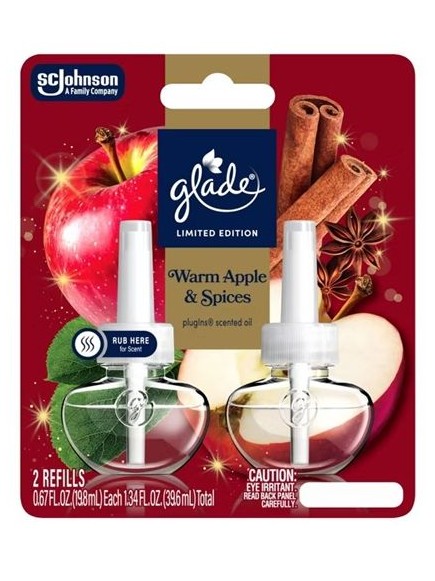 画像2: 【glade】プラグインオイルリフィル(2個入)：ウォームアップル＆スパイス