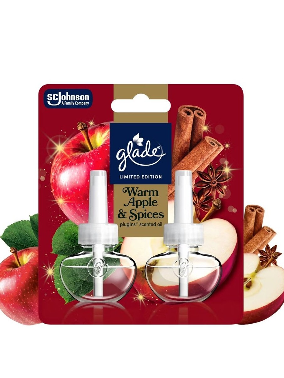 画像1: 【glade】プラグインオイルリフィル(2個入)：ウォームアップル＆スパイス