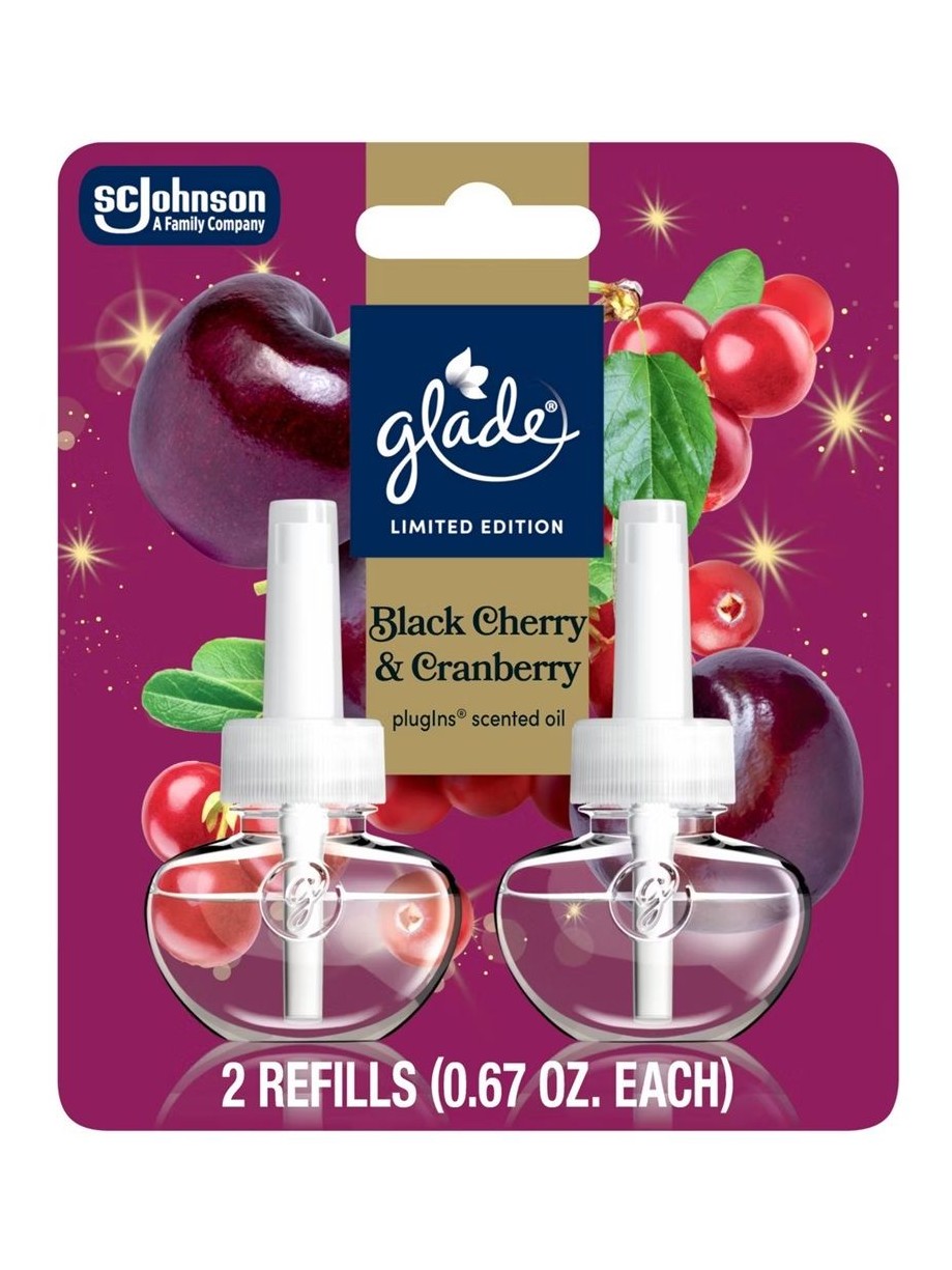 画像1: 【glade】プラグインオイルリフィル(2個入)：ブラックチェリー＆クランベリー