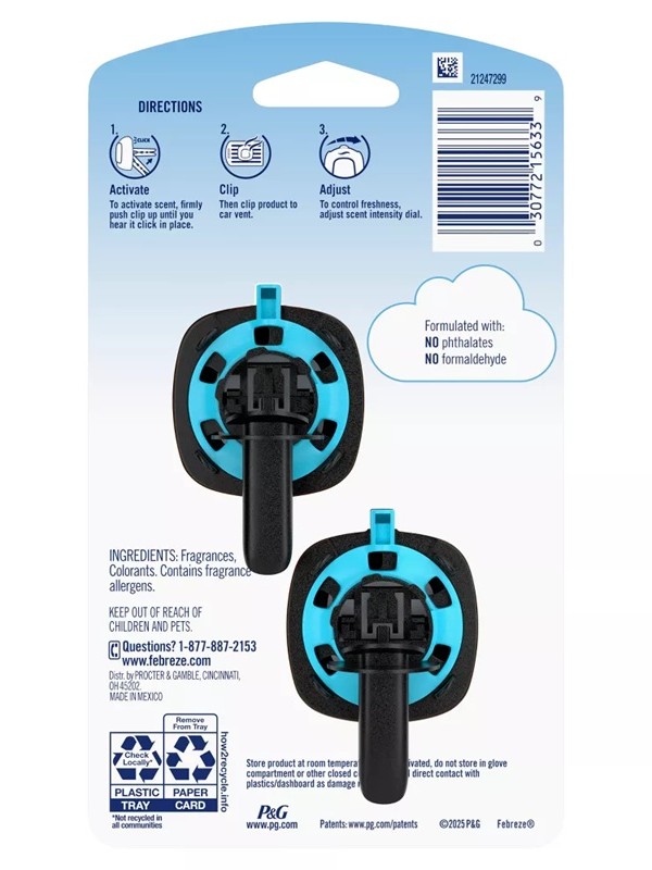 画像5: 【USファブリーズ】車用芳香剤(2個入り)：トロピカルブレンド