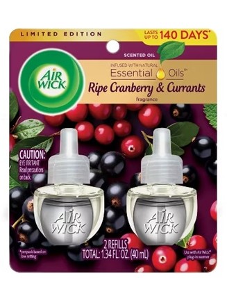 画像1: 【エアーウィック】プラグインオイルリフィル(2個入)：ライプクランベリー＆カラント