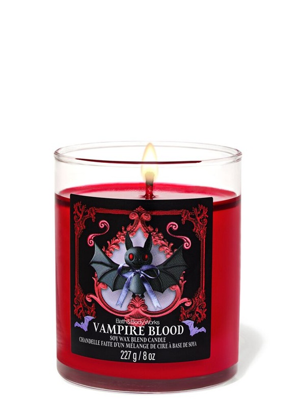 画像1: 【Bath&BodyWorks】シグネチャー1-wickキャンドル（8oz）：Vampire Blood（ヴァンパイアブラッド）