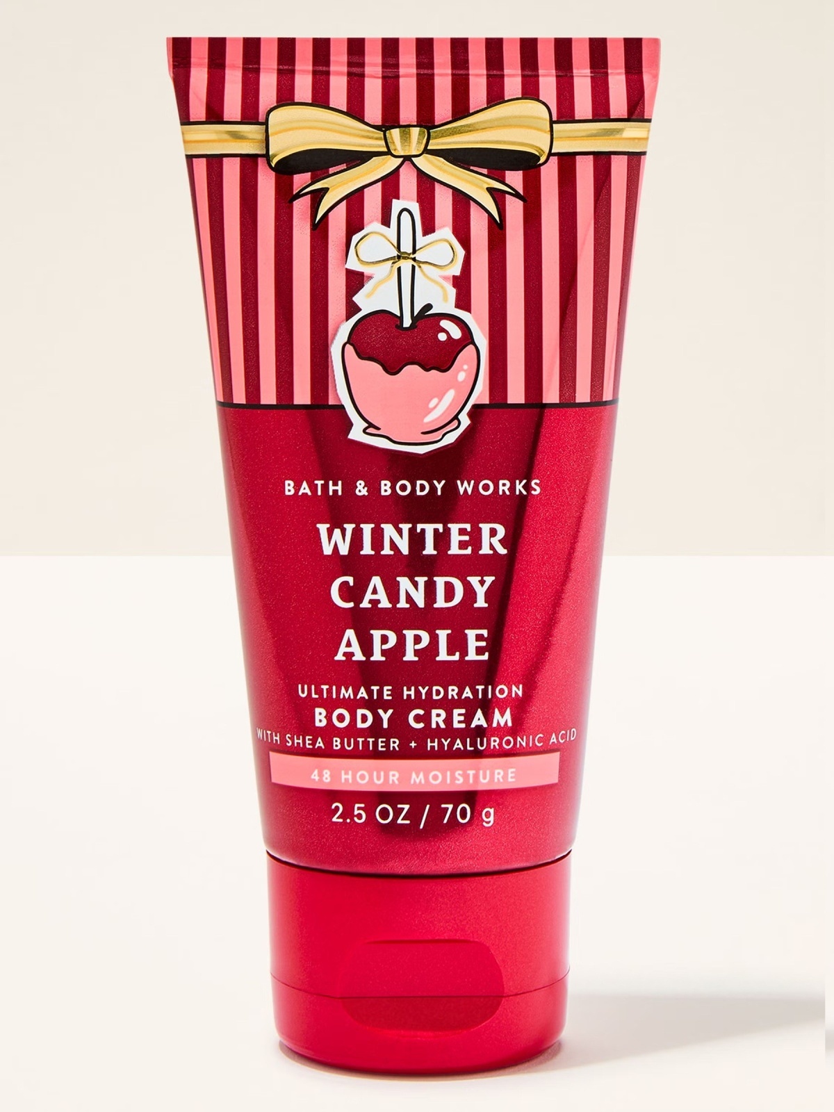 画像1: 【Bath&BodyWorks】トラベルサイズボディクリーム：ウィンターキャンディアップル