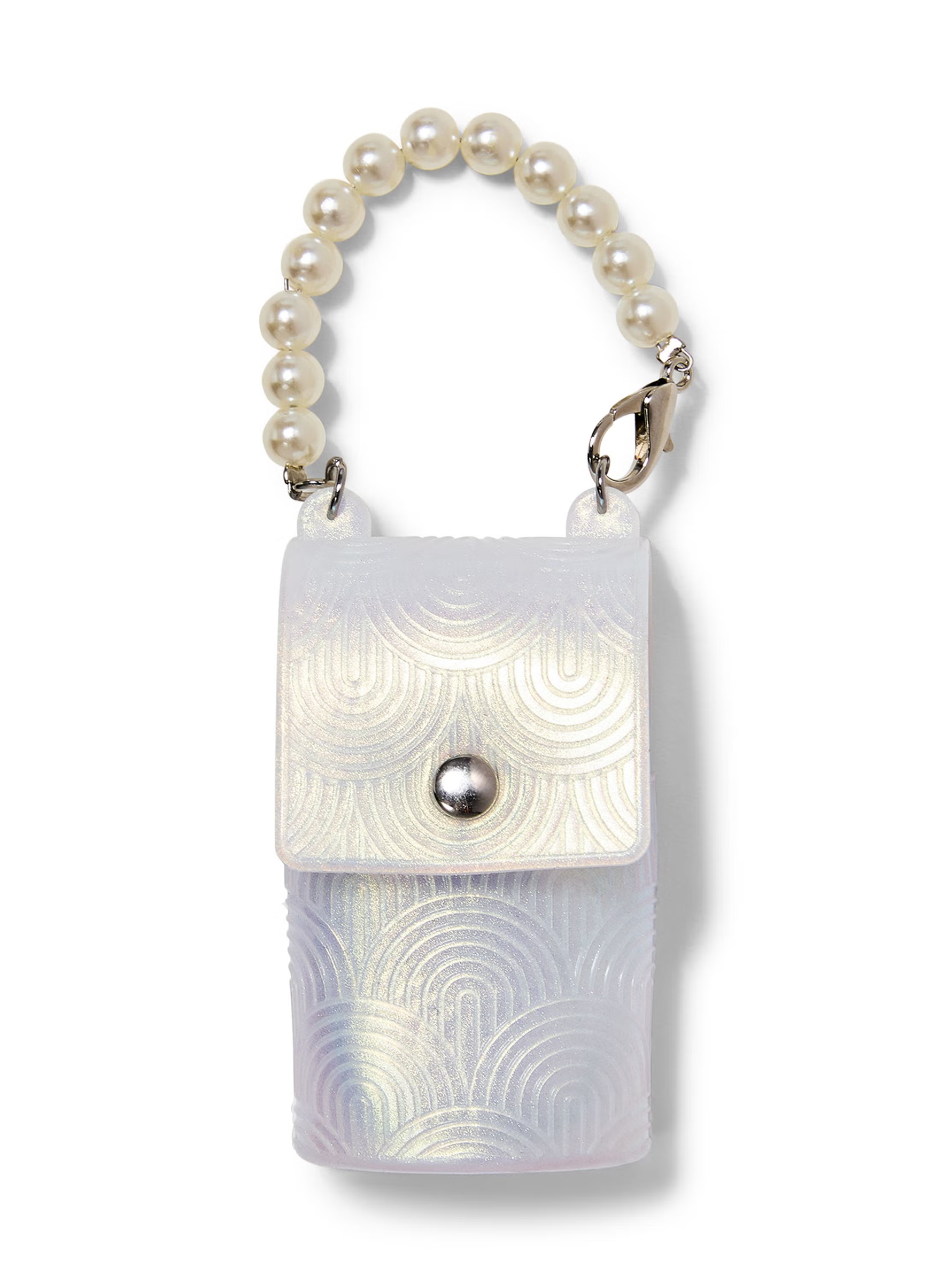 画像1: 【Bath&BodyWorks】ミニハンドジェルホルダー：パールスナップケース