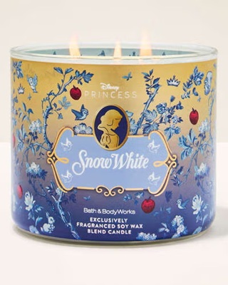 画像2: 【Bath&BodyWorks】《Disney Princessコラボ》3-wickキャンドル（14.5oz）：Snow White (スノーホワイト)