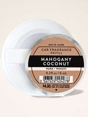画像1: 【Bath&BodyWorks】カーフレグランス詰替リフィル：マホガニーココナッツ