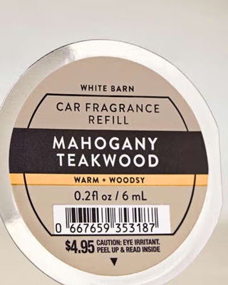 画像2: 【Bath&BodyWorks】カーフレグランス詰替リフィル：マホガニーティークウッド