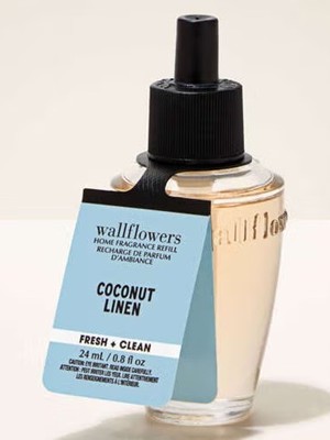 画像1: 【Bath&BodyWorks】Wallflowers詰替リフィル：ココナッツリネン