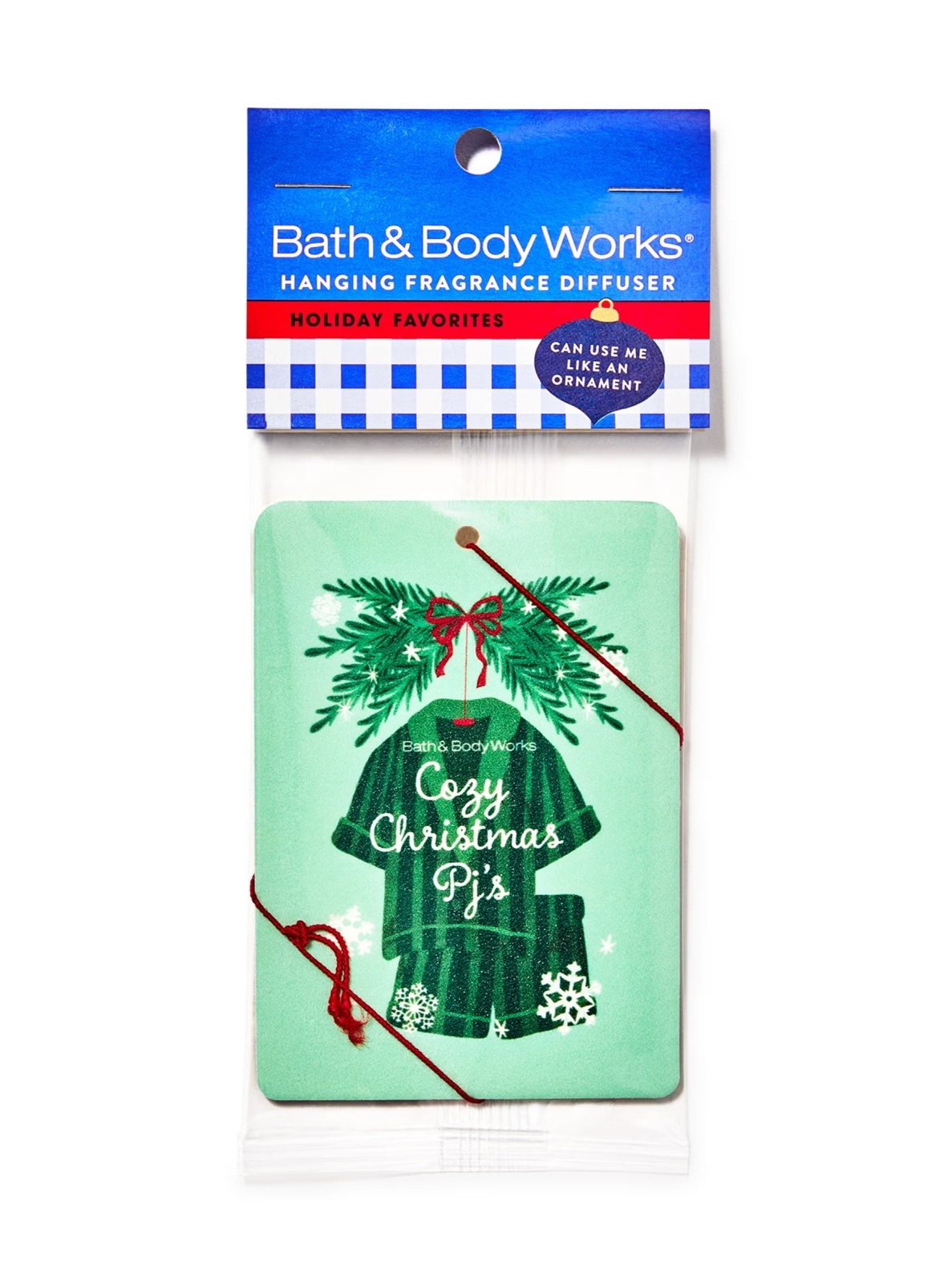画像2: 【Bath&BodyWorks】ハンギングフレグランスディフューザー(吊り下げ)：Cozy Christmas PJs (コージークリスマスパジャマ)