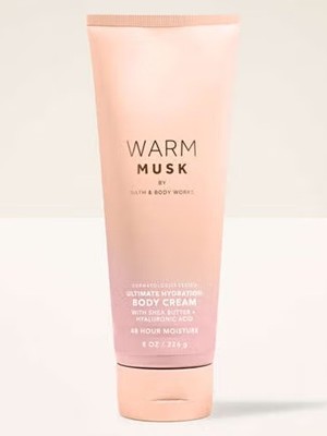画像1: 【Bath&BodyWorks】ボディクリーム：Warm Musk (ウォームムスク)