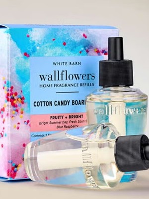 画像2: 【Bath&BodyWorks】Wallflowers詰替リフィル(2個入り)：コットンキャンディボードウォーク